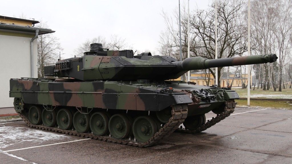 Czołg Leopard 2A5 z 1 Warszawskiej Brygady Pancernej. Fot. Rafał Lesiecki / Defence24.pl