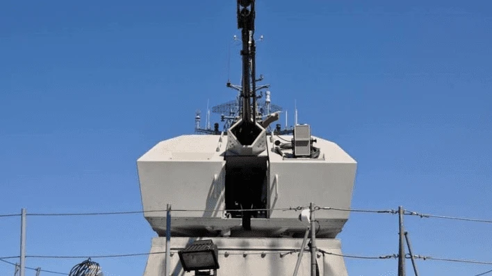 AM-35 on the ORP Kaszub vessel, during the test programme. Image: Jerzy Reszczyński