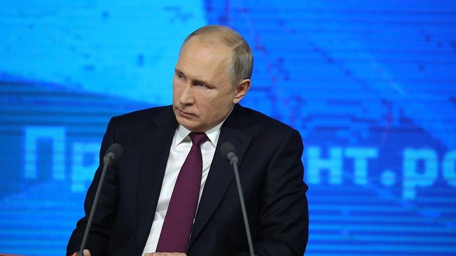Władimir Putin podczas dorocznej wielkiej konferencji prasowej /Fot. Kremlin.ru