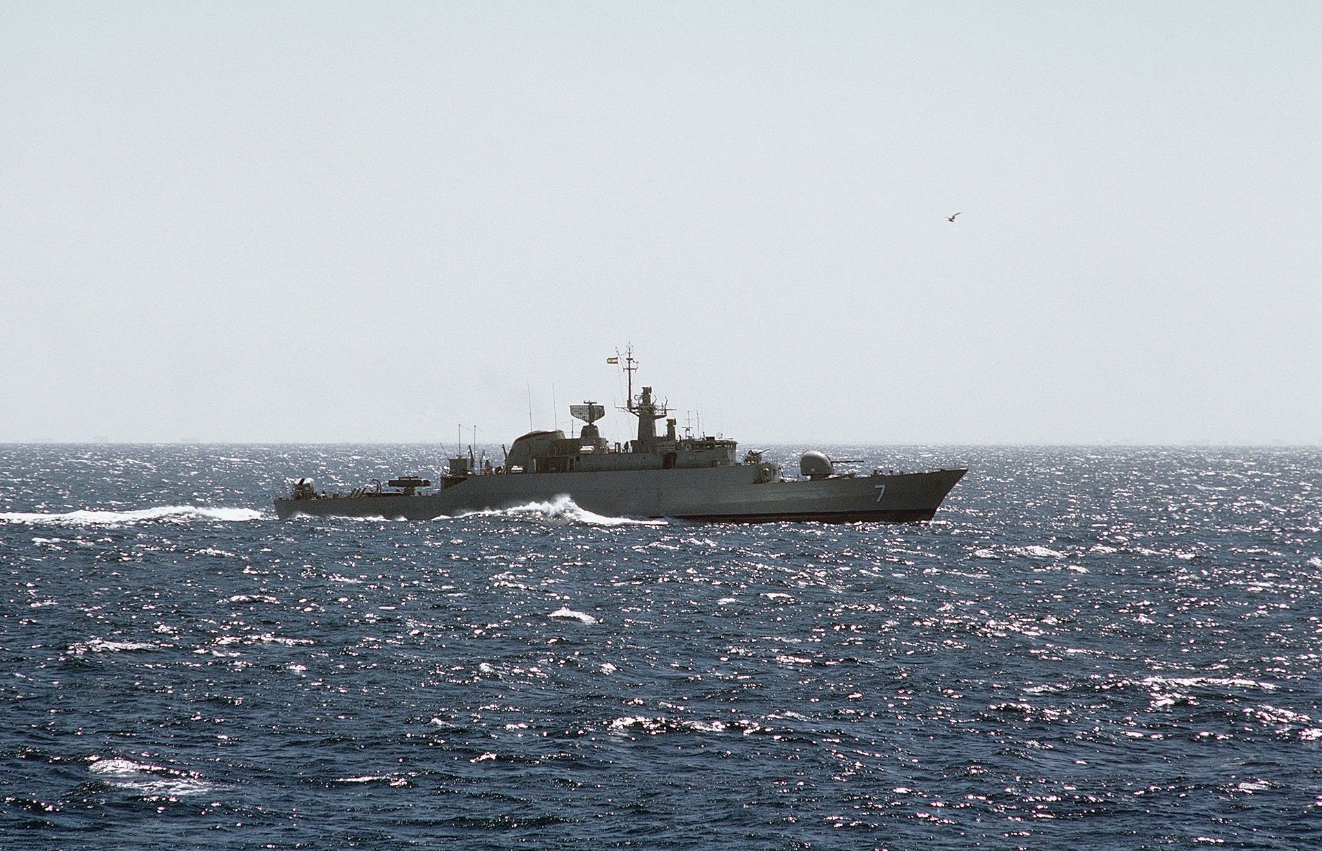 Irańska fregata klasy Alvand / Fot. defenseimagery.mil