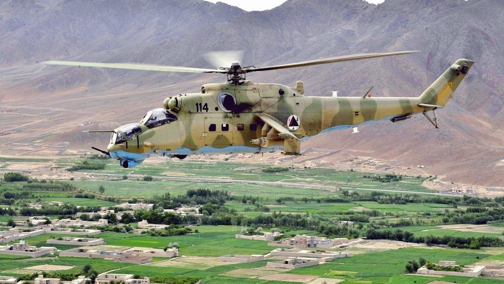 Mi-24/35 afgańskich sił powietrznych / Fot. US Air Force