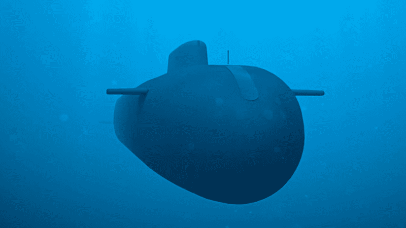 Wizja nosiciela atomowych torped Posejdon. Fot. ministerstwo obrony Rosji