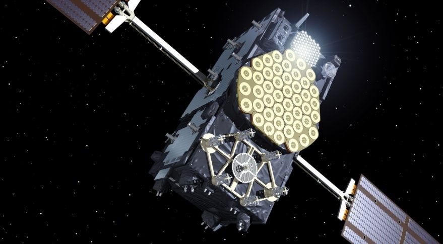 Satelita konstelacji Galileo. Ilustracja: ESA