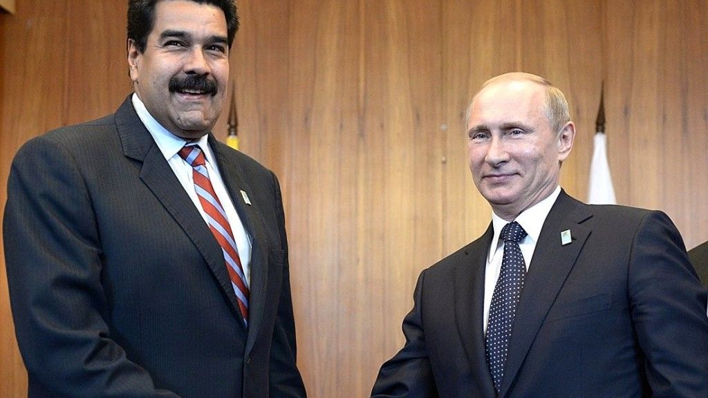 Prezydenci Wenezueli Nicolas Maduro (z lewej) i Rosji Władimir Putin / Fot. eng.kremlin.ru