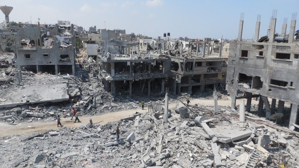Strefa Gazy po izraelskich nalotach, fot. btselem, Wikipedia, CC BY 4.0