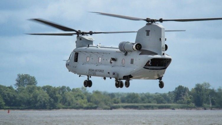Oblot pierwszego CH-47F dla Sił Powietrznych Indii, Fot. Boeing