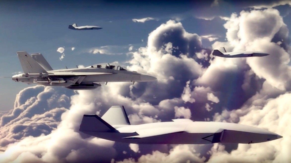 BATS wraz z EA-18G Growler. Fot. Boeing