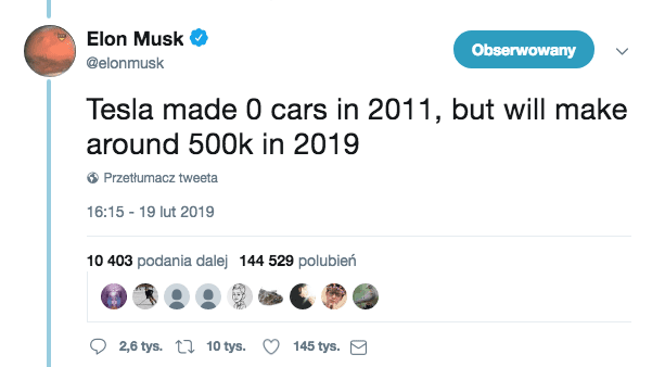 Ilustracja: Elon Musk via Twitter