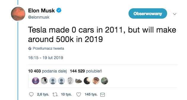 Ilustracja: Elon Musk via Twitter