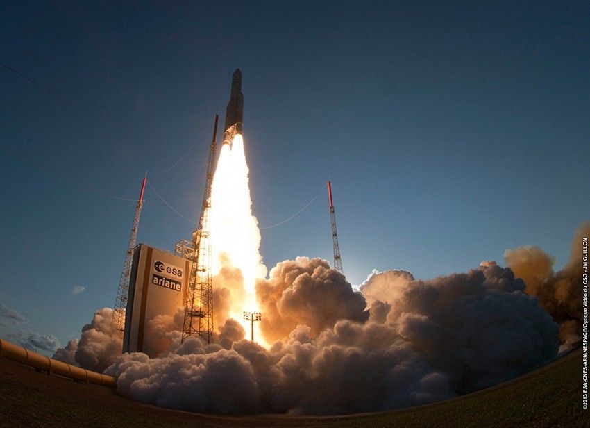 Fot. ESA – CNES Arianespace Optique video du CSG JM Guillon
