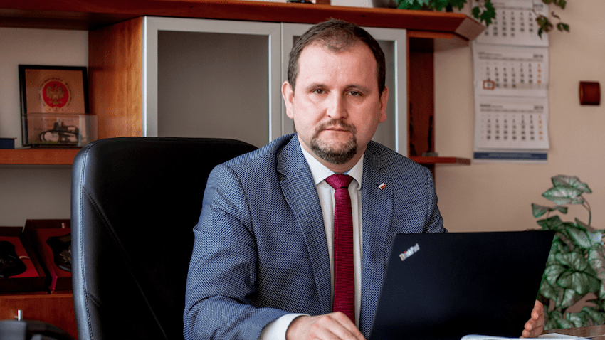 Marek Grochowski, prezes ZM BUMAR-ŁABĘDY I OBRUM SP. Z O.O. FOT. ZM BUMAR-ŁABĘDY.