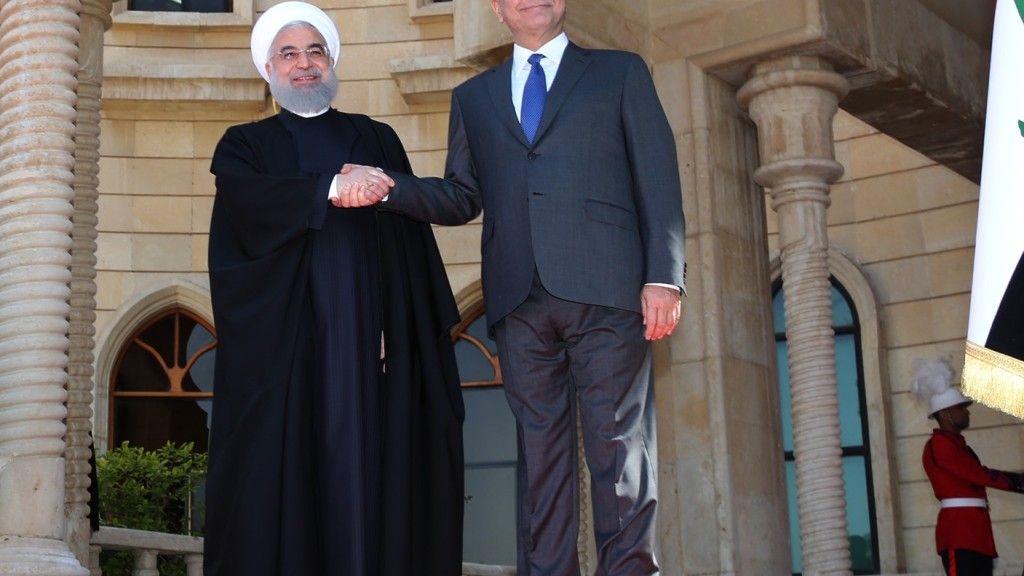Prezydenci Iranu Hasan Rowhani (z lewej) i Iraku Barham Ahmed Salih / Fot. www.president.ir/en