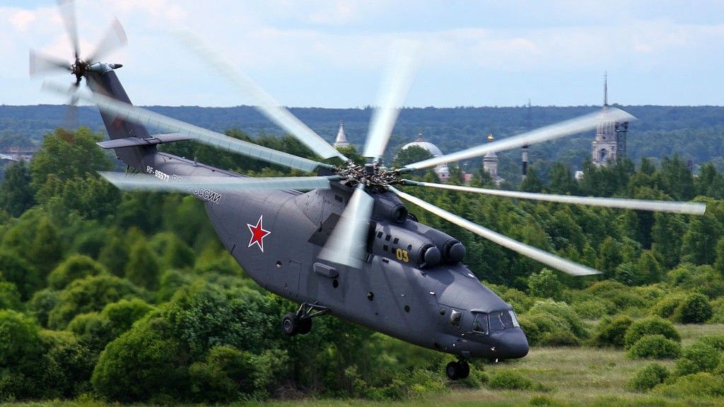 Rosyjski ciężki śmigłowiec transportowy Mi-26, doświadczenia zdobyte przy jego budowie chcą wykorzystać Chiny, Fot. Wikipedia CC BY-SA 2.0