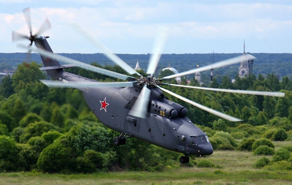 Rosyjski ciężki śmigłowiec transportowy Mi-26, doświadczenia zdobyte przy jego budowie chcą wykorzystać Chiny, Fot. Wikipedia CC BY-SA 2.0