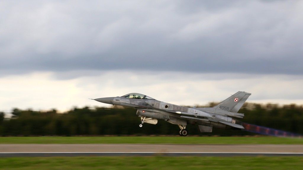 Polski samolot F-16C Block 52+. Fot. Rafał Lesiecki / Defence24.pl