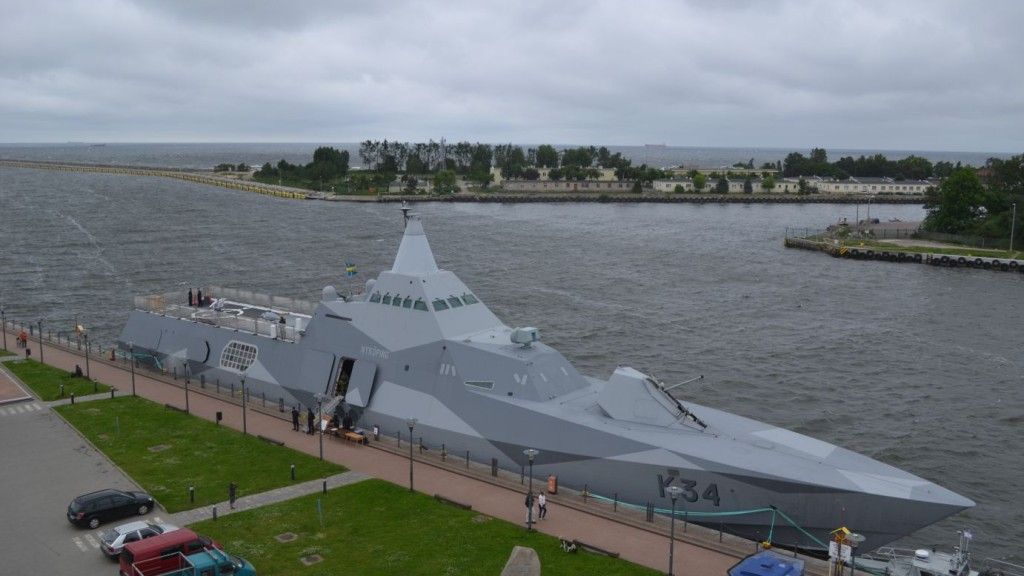 Wzorem dla amerykańskich okrętów–dronów  mogą się stać szwedzkie korwety typu Visby. Fot. M.Dura