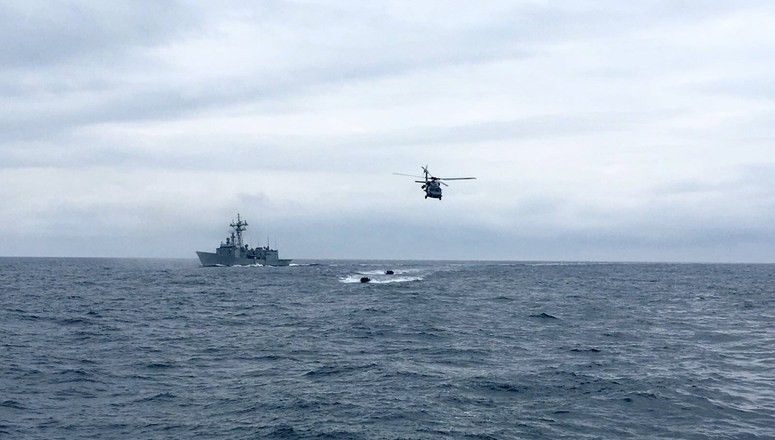 Okręty państw NATO podczas ćwiczeń "Sea Shield" na Morzu Czarnym, maj 2018 r. / Fot. nato.int