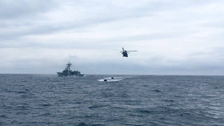 Okręty państw NATO podczas ćwiczeń "Sea Shield" na Morzu Czarnym, maj 2018 r. / Fot. nato.int