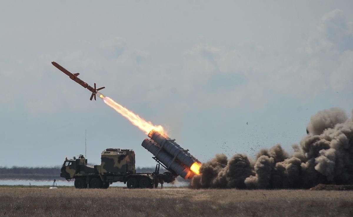 Testy ukraińskich pocisków rakietowych / Fot. Twitter @NSDC_ua