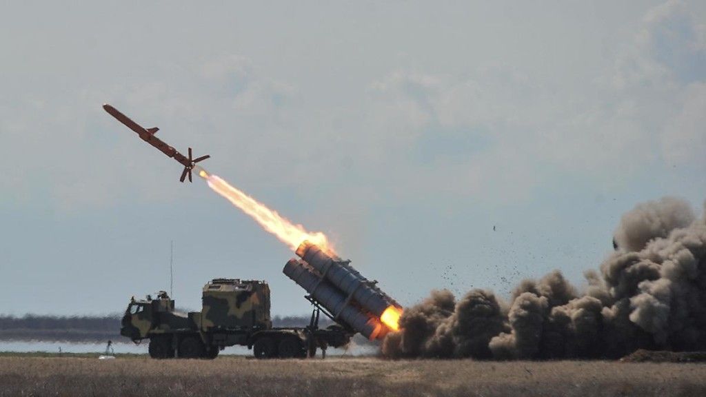 Testy ukraińskich pocisków rakietowych / Fot. Twitter @NSDC_ua