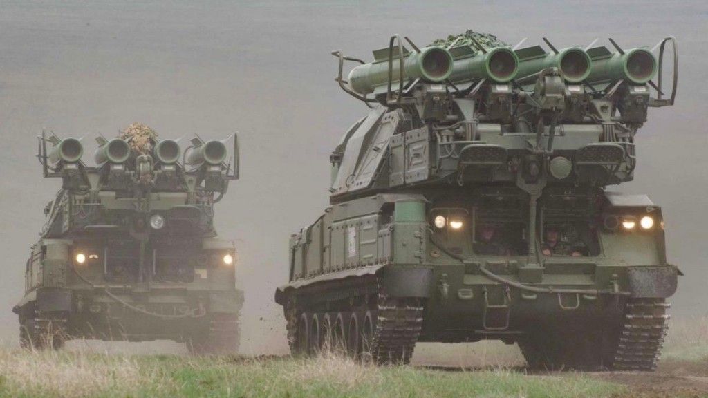 Wyrzutnie systemów Buk-M1. Fot. Ministerstwo Obrony Ukrainy