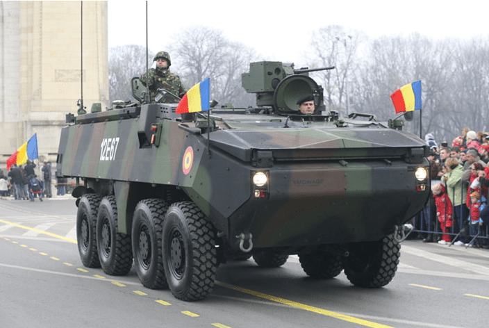 The Romanian Armed Forces would receive Piranha APCs, within the framework of the planned modernization effort. The photo above depicts the Piranha IIIC vehicle. Image Credit: Petrică Mihalache/Wikimedia Commons, CC BY 3.0