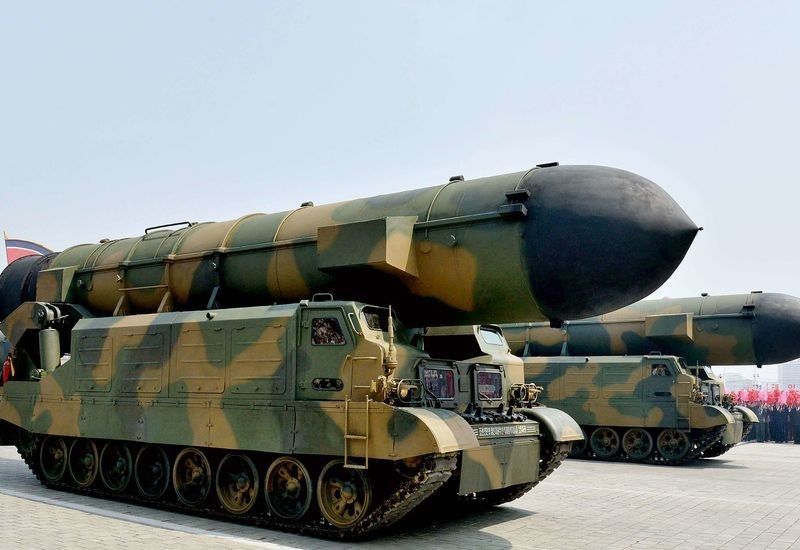 Północnokoreańska rakieta balistyczne pośredniego zasięgu Pukguksong-2, fot. Wikipedia, CC BY-SA 4.0