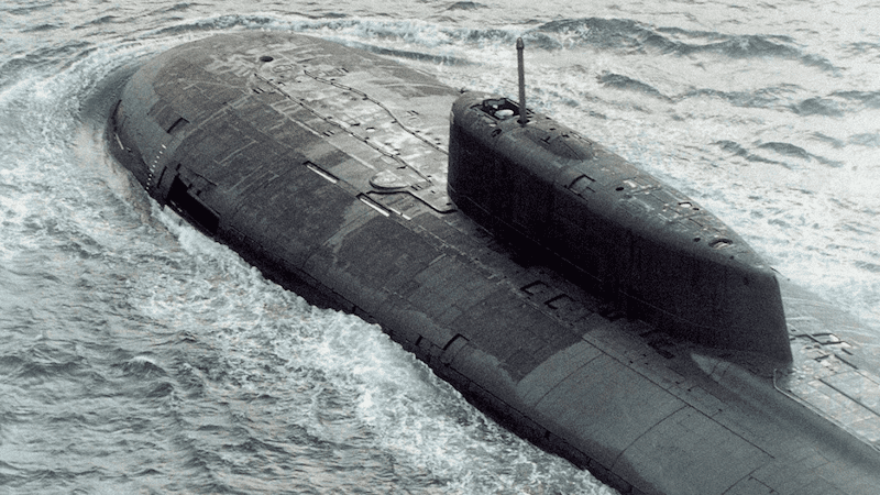 Okręt podwodny typu 949 (zdjęcie ilustracyjne). Fot. US Navy.