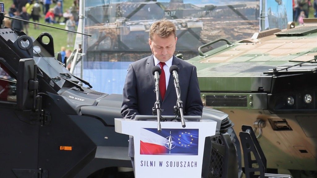 Minister Obrony Narodowej Mariusz Błaszczak Fot. Maciej Szopa