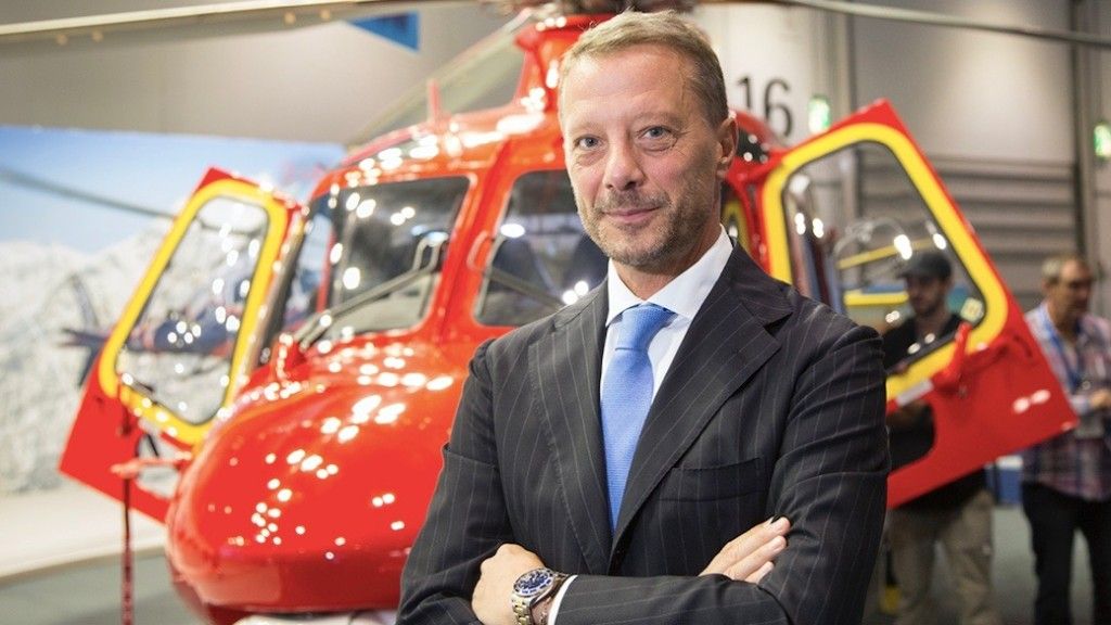 Gian Piero Cutillo, dyrektor zarządzający dywizji Leonardo Helicopters. Fot. Leonardo