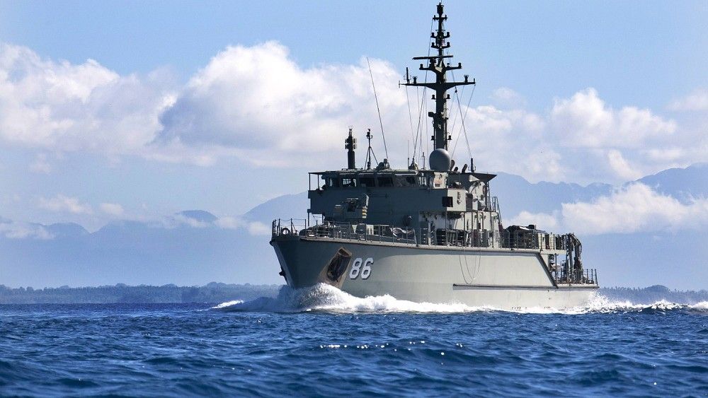 Australijski niszczyciele min HMAS „Diamantina” typu Huon. Fot. www.navy.gov.au