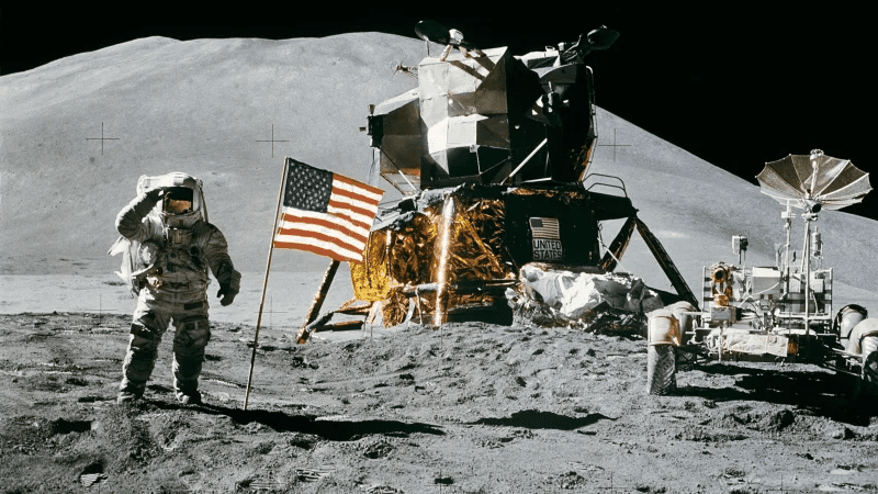 Kadr z misji Apollo 15. Fot. NASA