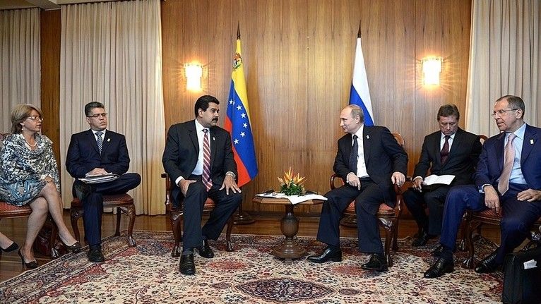 Prezydenci Wenezueli Nicolas Maduro i Federacji ROsyjskiej Władimir Putin / Fot. Kremlin.ru
