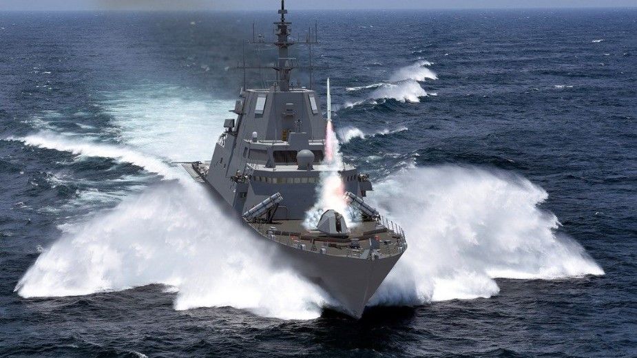 Wizja zmodernizowanego, jednokadłubowego okrętu do działań przybrzeżnych LCS typu Freedom opracowana przez koncern Lockheed Martin. Fot. Lockheed Martin