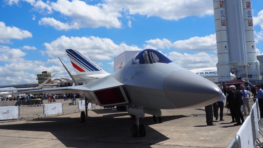 Model TAI TF-X prezentowany w Paryżu. Fot. J. Sabak (Defence24)