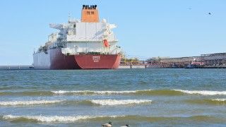 Tembek w Świnoujściu; Fot.: Polskie LNG