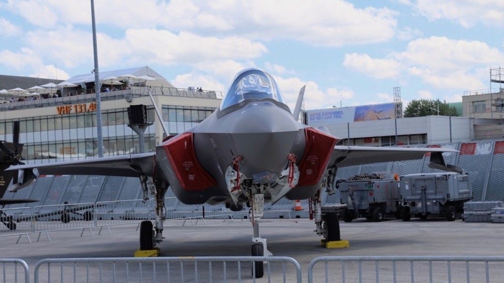F-35 na Paris Air Show 2019. Fot. Maciej Szopa / Defence24