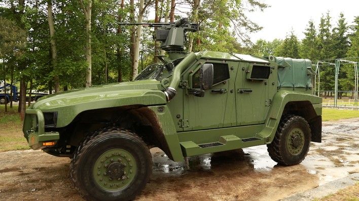 Pojazd Hawkei, oferowany w programie Pegaz. Fot. Defence24.pl.