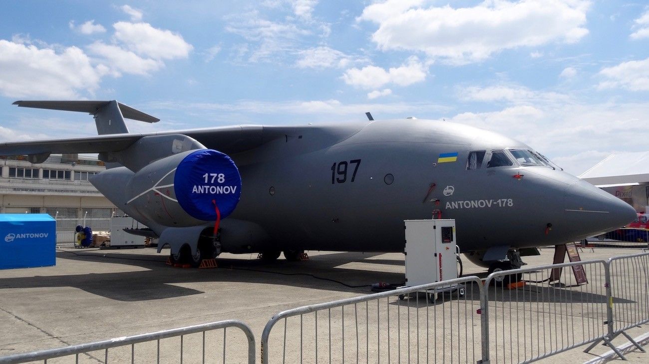 An-178 prezentowany podczas Paris Air Show 2015. Fot. J.Sabak