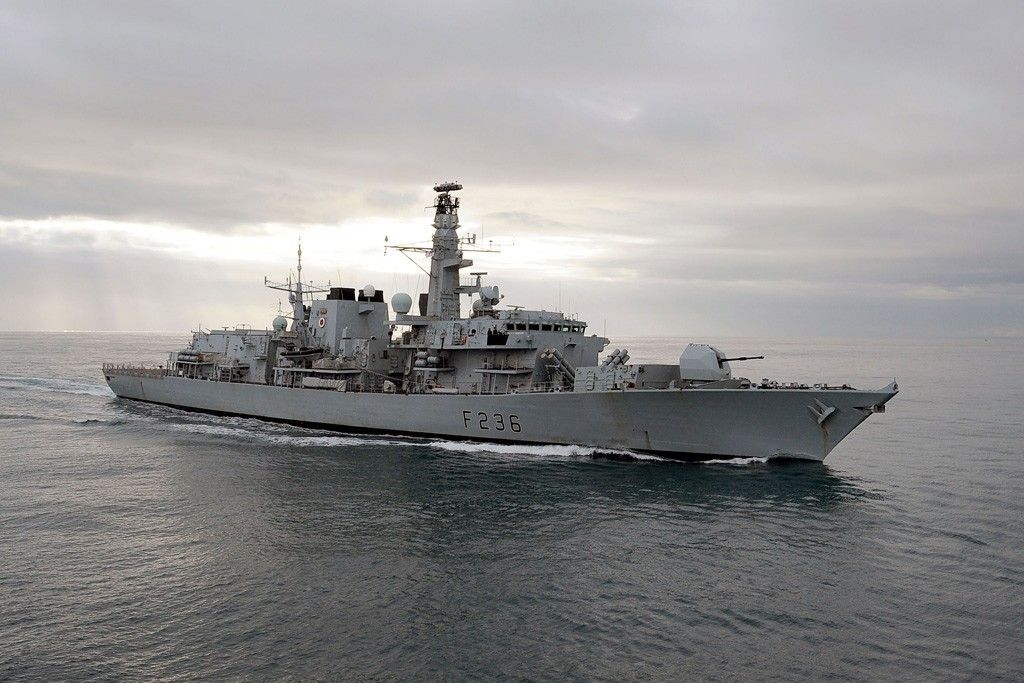 HMS Montrose, okręt który osłaniał brytyjski tankowiec British Heritage. Fot. royalnavy.mod.uk
