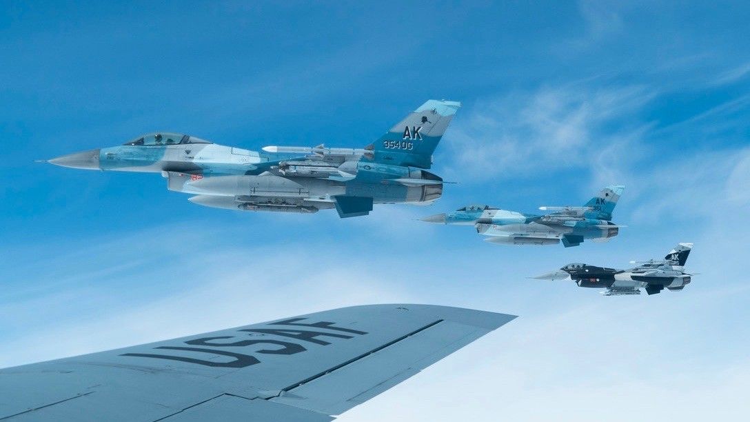 Amerykańskie F-16C. Fot. USAF