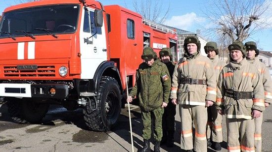 Straż pożarna sił zbrojnych FR / Fot. eng.mil.ru