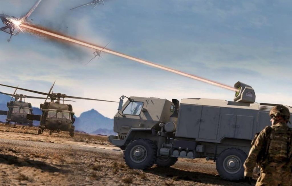 Wizualizacja koncepcji bojowego wykorzystania laserów. Ilustracja: U.S. Army