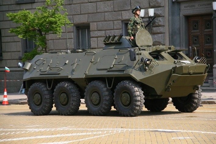 Kołowy transporter opancerzony BTR-60PB. Fot. Wikipedia
