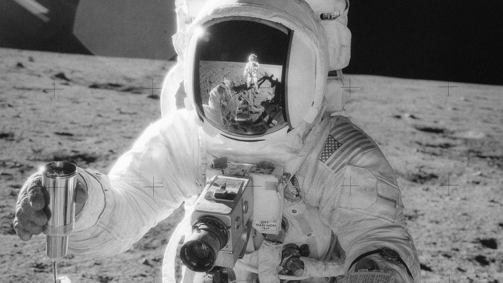 Kadr z misji Apollo 12. Fot. NASA [nasa.gov]