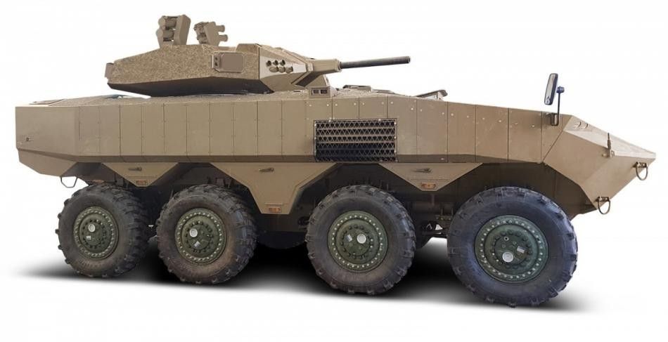 Wizualizacja systemu Iron Fist na Eitanie. Fot. Elbit Systems