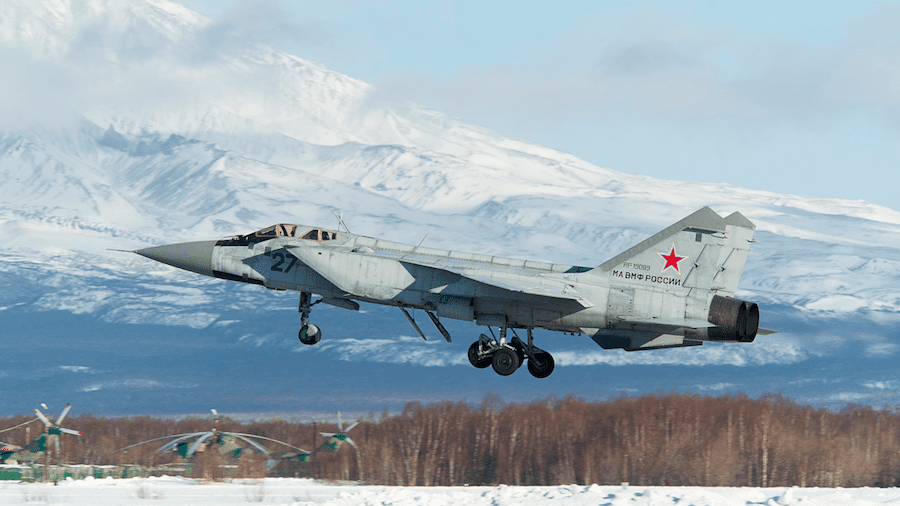Myśliwiec MiG-31, jaki ma być zastąpiony przez PAK-DA. Fot. mil.ru.