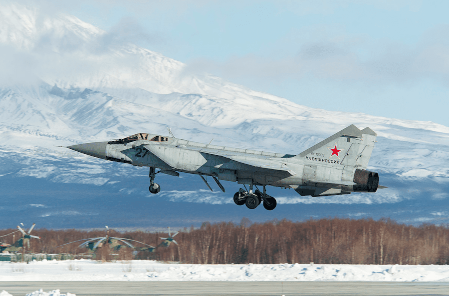 Myśliwiec MiG-31, jaki ma być zastąpiony przez PAK-DA. Fot. mil.ru.