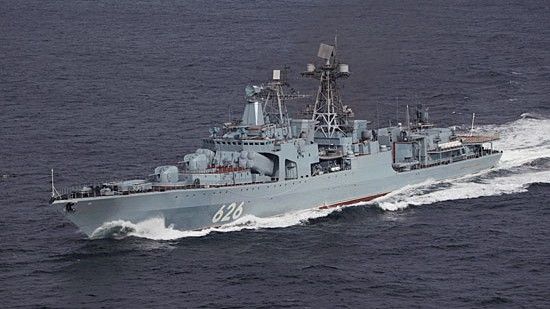 Duży okręt zwalczania okrętów podwodnych „Wiceadmirał Kułakow”. Fot. mil.ru