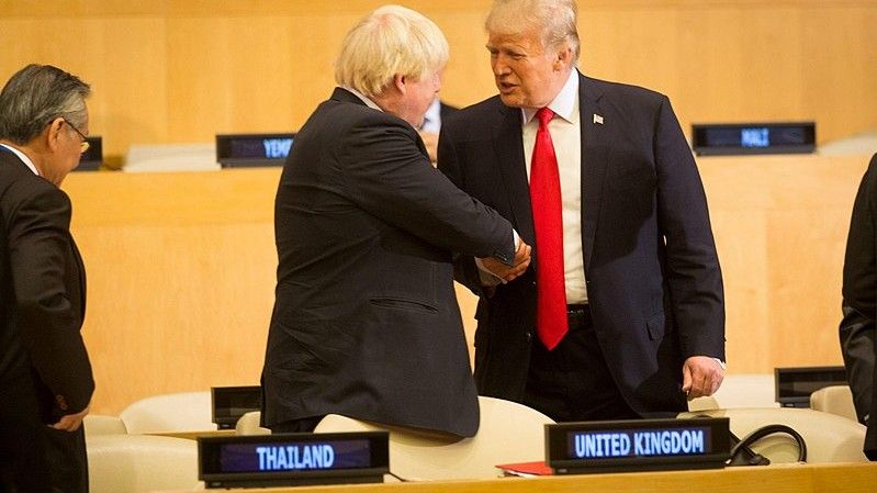 Boris Johnson i Donald Trump / Fot. whitehouse.gov
